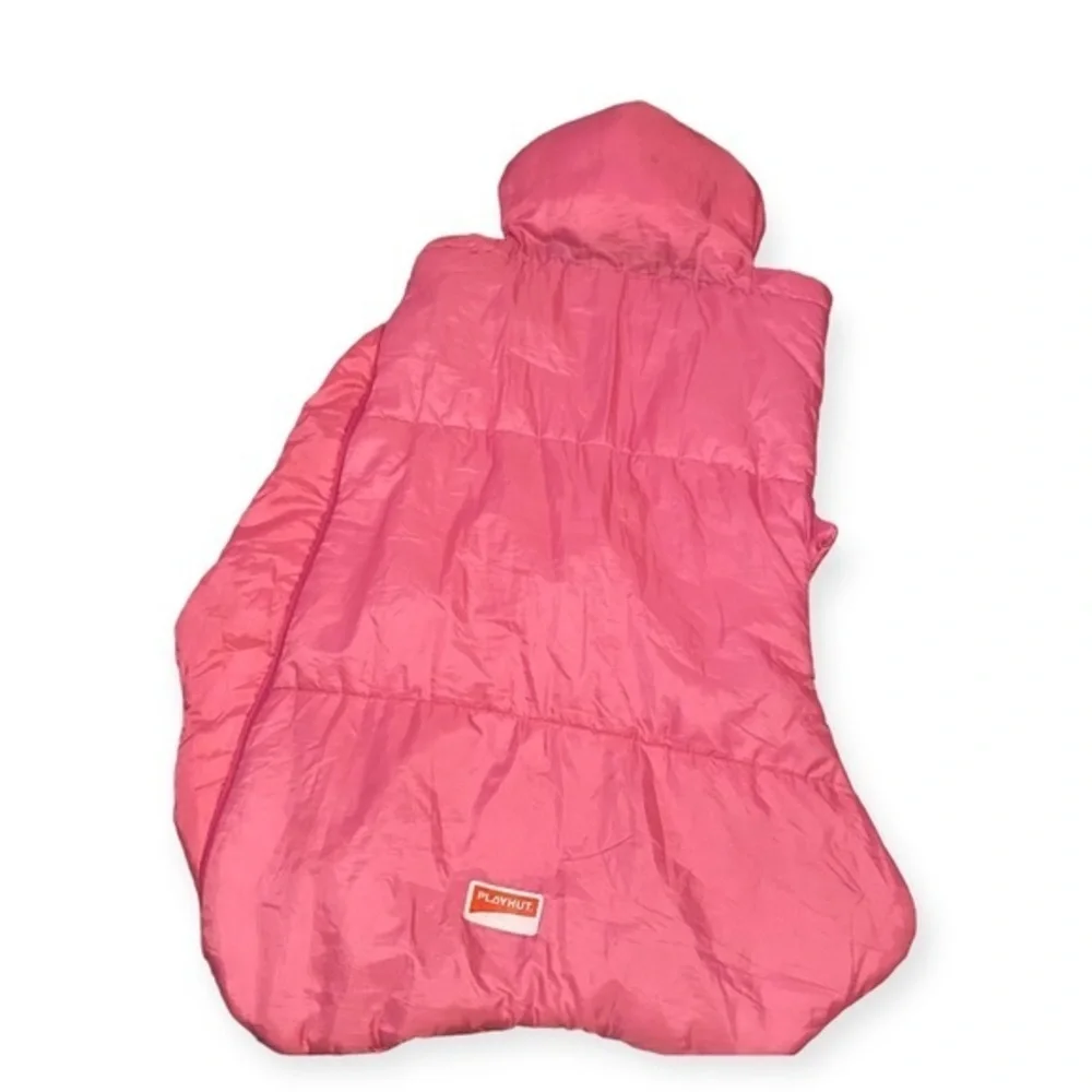 Disney Play Hut Sleeping Bag Girl Pink Barbie Full‎ Zip Flannel Inside